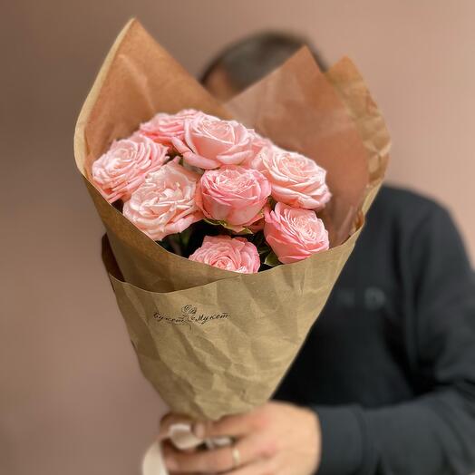 Ramo "Flirt" (rosa arbusto peonía bombastik)