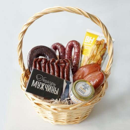 Подарок на день рождения  (Мясная корзина для мужчины/женщины)