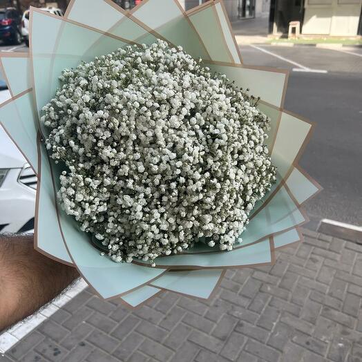 White Gypsophilia Bouquet