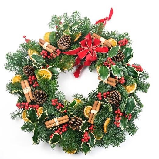 Holly Jolly Christmas Wreath