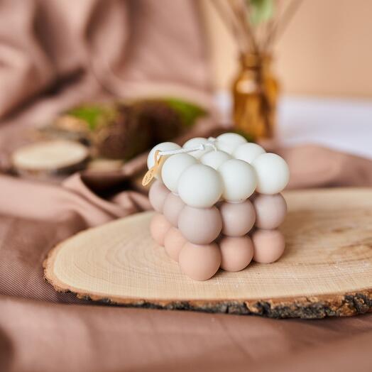 Свеча bubble  Oud wood