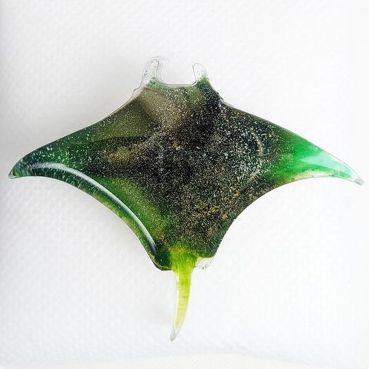 Epoxy brooch "Scat"