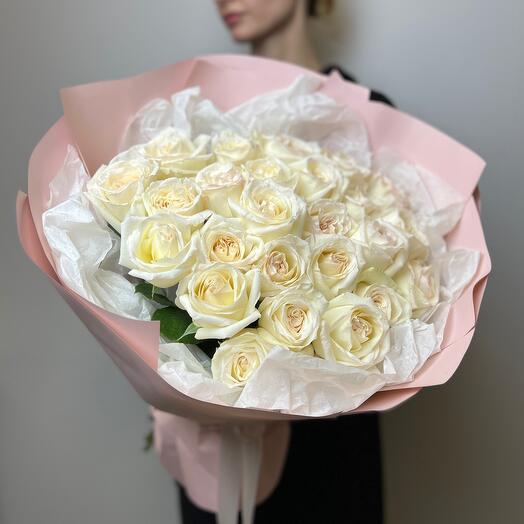 Bouquet 175 из 25 ароматных пионовидных роз