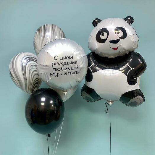 Panda in the hut