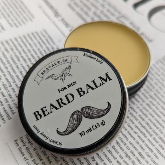 Воск - бальзам для бороды/усов и волос BEARD BALM (33 г) для мужчин - 1 шт
