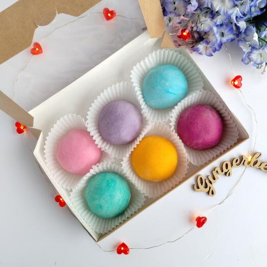 Моти ассорти 6 штук разных вкусов, в подарок, mochi