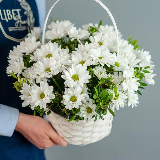 Корзина ромашек Размер S 1560f