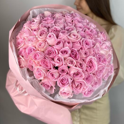 101 soft Pink Roses