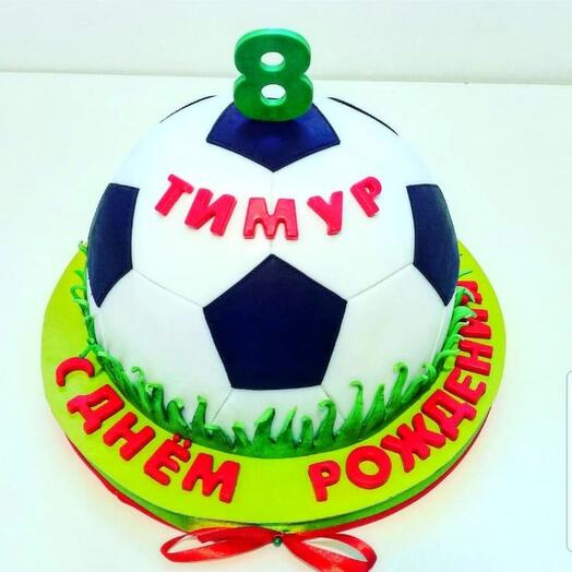 Торт футбольный мяч, мужу, сыну, брату, другу, футболисту