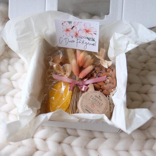 Подарочный набор для женщины, девушки "Малиновый"