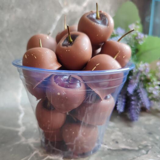 Черешня в шоколаде, стаканчик