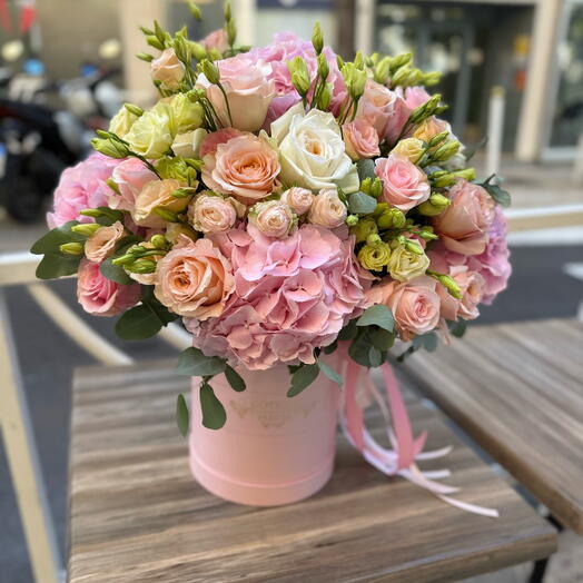 Fleurs en boîte