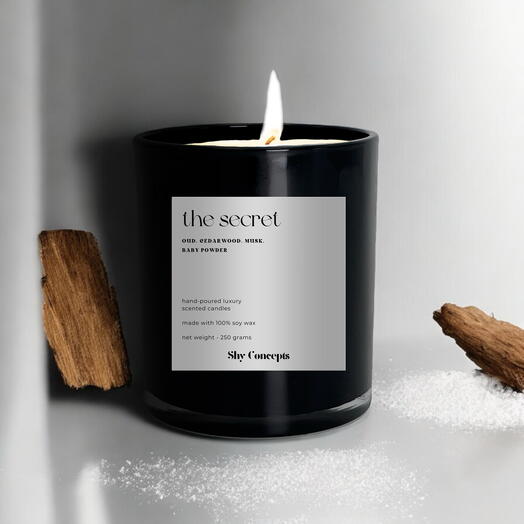 The Secret - Luxury Scented Candle (Black)