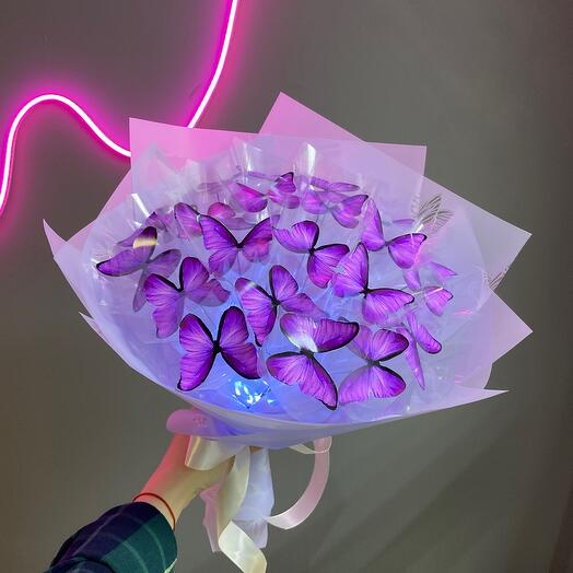 Букет из бабочек 💜