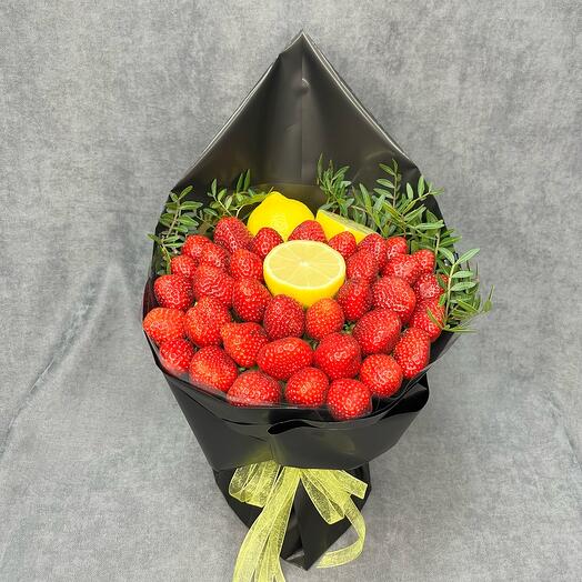 Ramo de fresas y limones