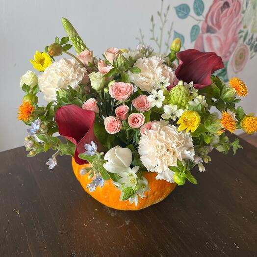 Композиция в тыкве🧡