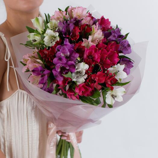 BOUQUET OF 15 ALSTROEMERIA MIX 333