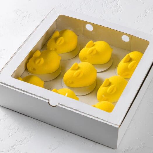 Set of mousse cakes "Bunny"