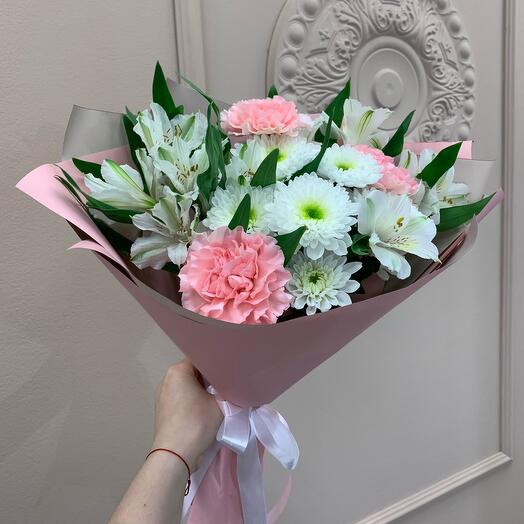 Букет с хризантемой🌸