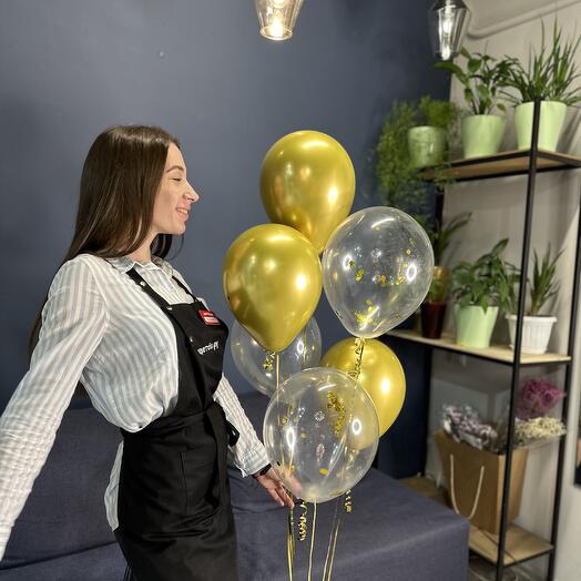 Фонтан из шаров