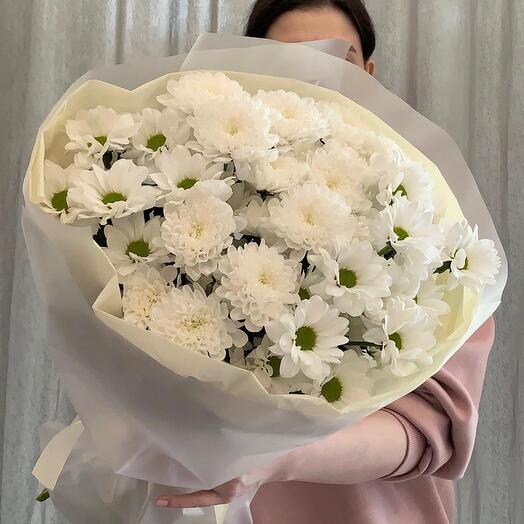 Микс хризантем 🤍ромашки