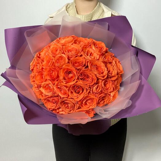 Orange roses