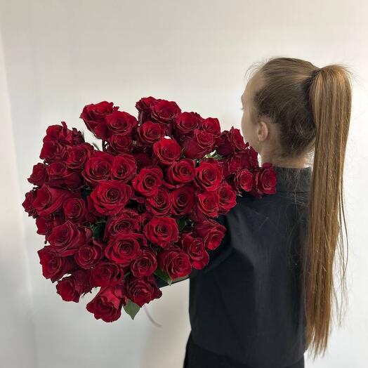 Розы 45 штук