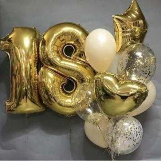 Шары на 18 лет