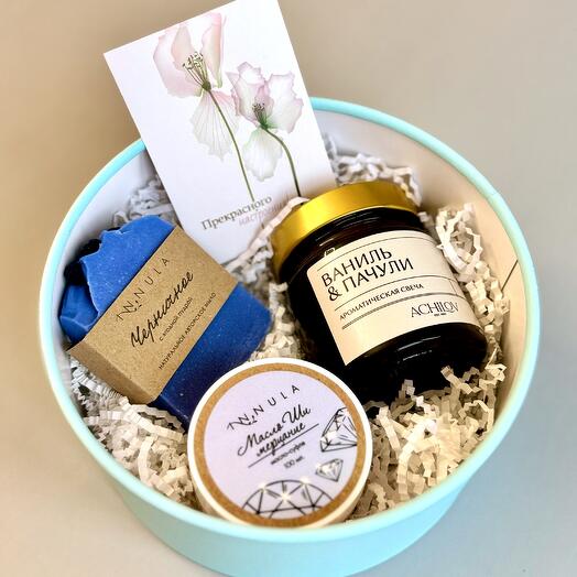 Подарок косметики для учителя «Sky Blue SPA»