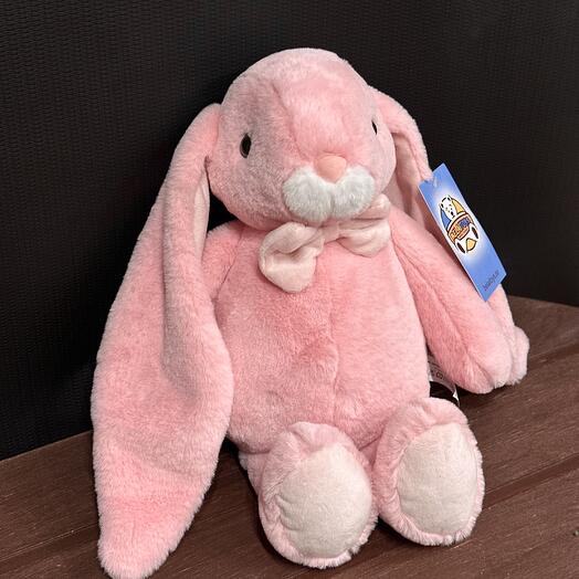 Розовая игрушка "Кролик"