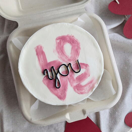 Бенто торт "love you"