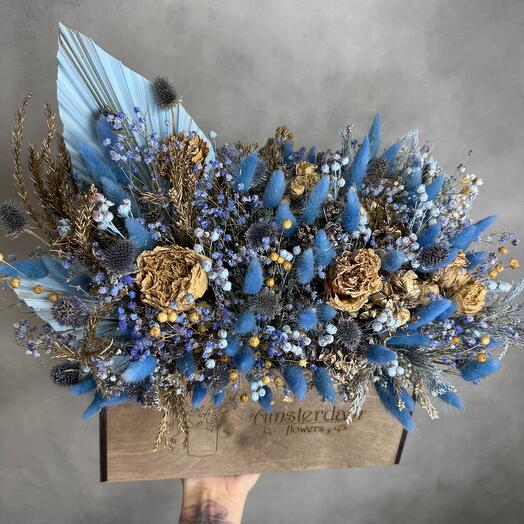 Ящик с сухоцветами 159