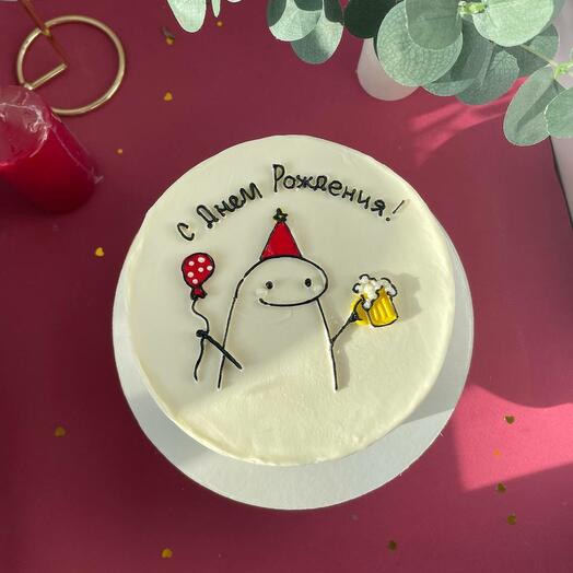 Торт С днем рождения 1кг