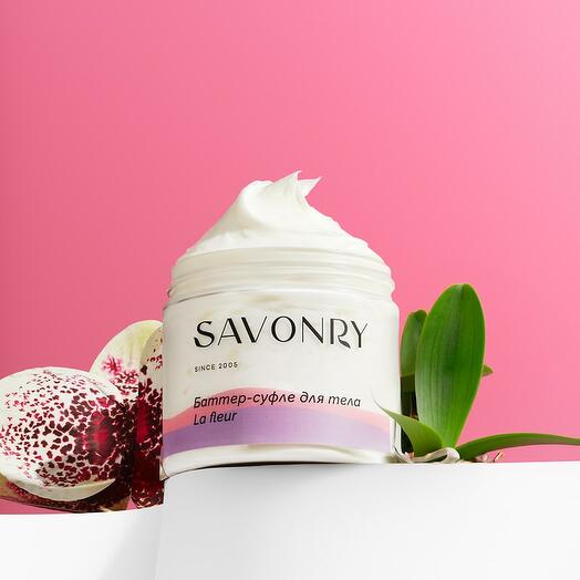 Баттер-суфле для тела "La fleur" Savonry, 200 мл