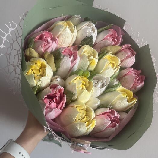 Ramo de tulipanes diámetro 17cm