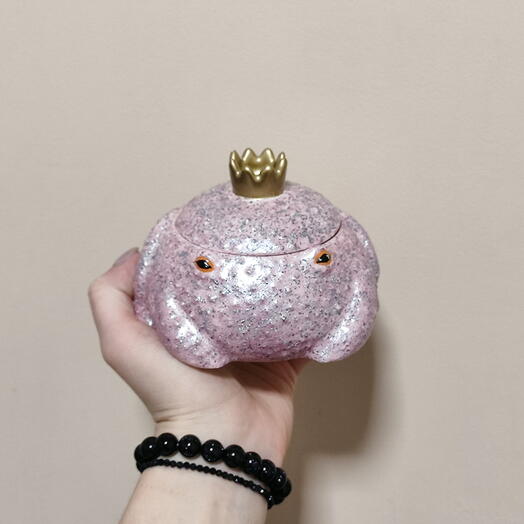 Ароматическая свеча Жабби розовая