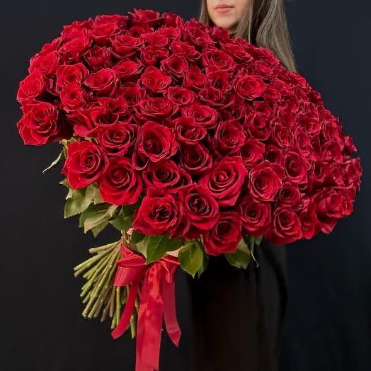 Розы Эквадор 101 шт