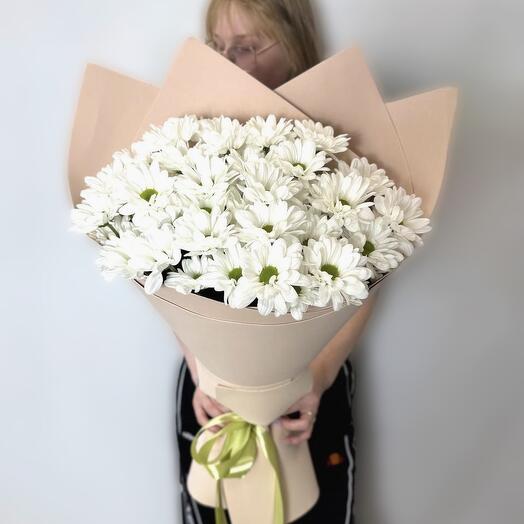 Букет-комплимент из 7 кустовых хризантем