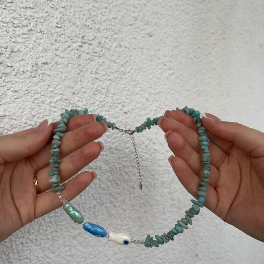 Чокер с рыбками