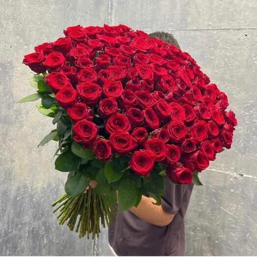 101 высокая роза под ленту