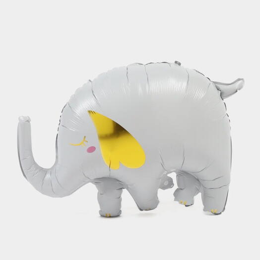 Воздушный шар гелий белый слон. Foil balloon helium White elephant
