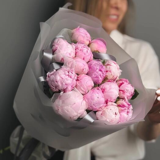 💕 Премиум, Розовые пионы