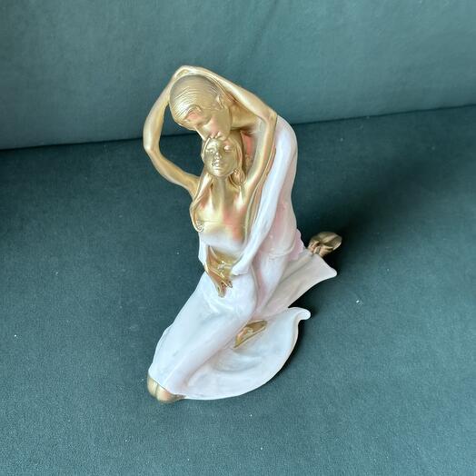 Влюблённые🤍🤍Статуэтка белая с золотом 🤍 В единственном экземпляре 🤍