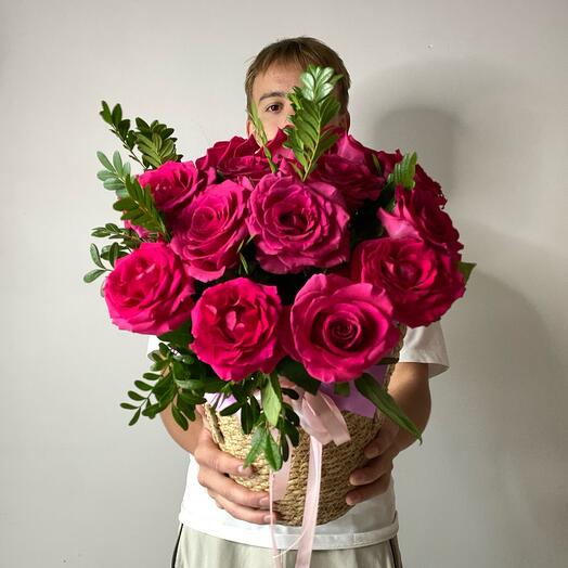 Корзина роз
