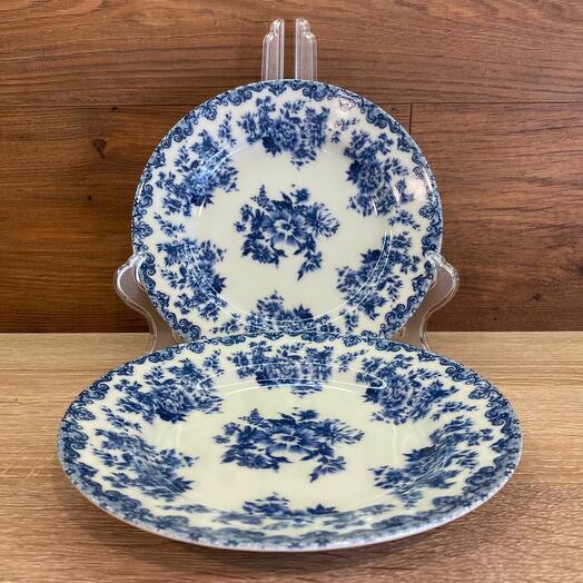 Набор тарелок Танита 2 шт фарфор сине-белый d=20 см