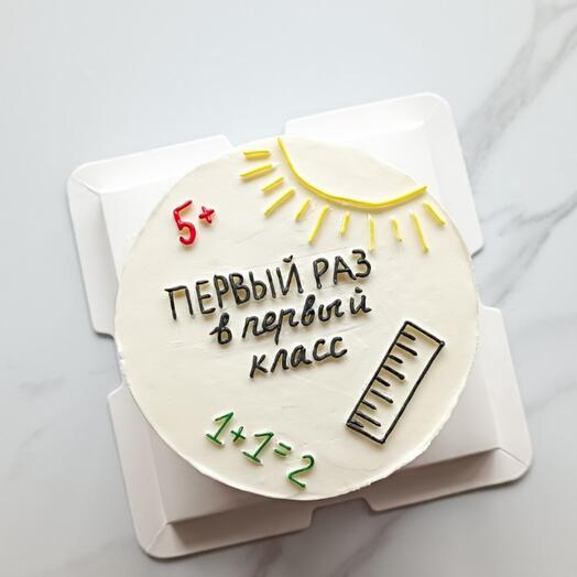 Бенто-торт на 1 сентября для первоклассника