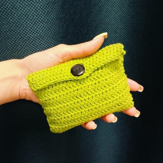 Нежный кошелёк ручной работы