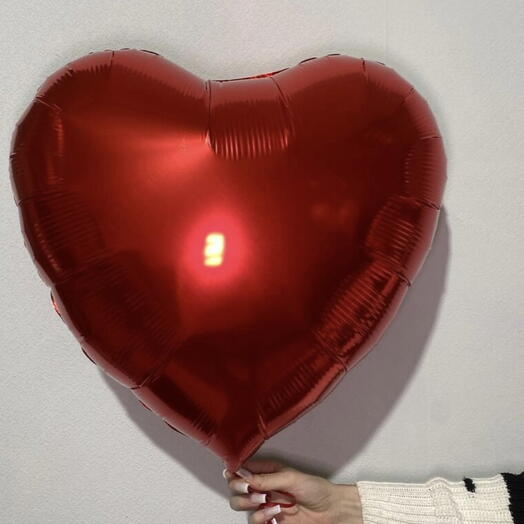 Шар сердце фольгированный