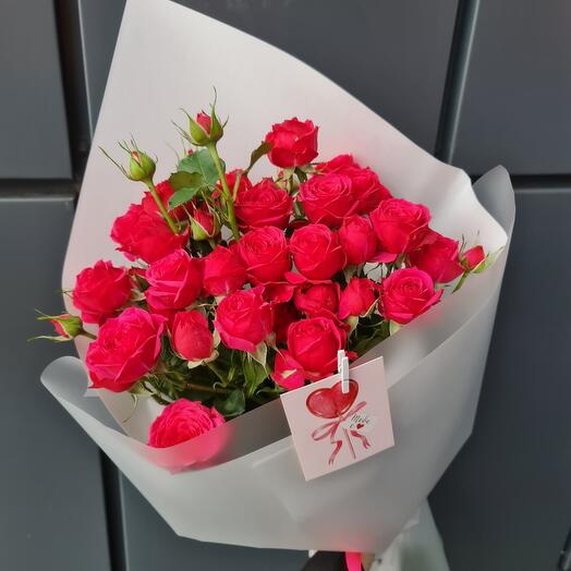 Букет кустовых роз🌺