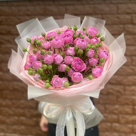 Букет из кустовой мисти баблс